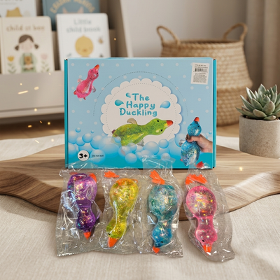 Maltose Glitter Duck Squishy Fidget Toy
