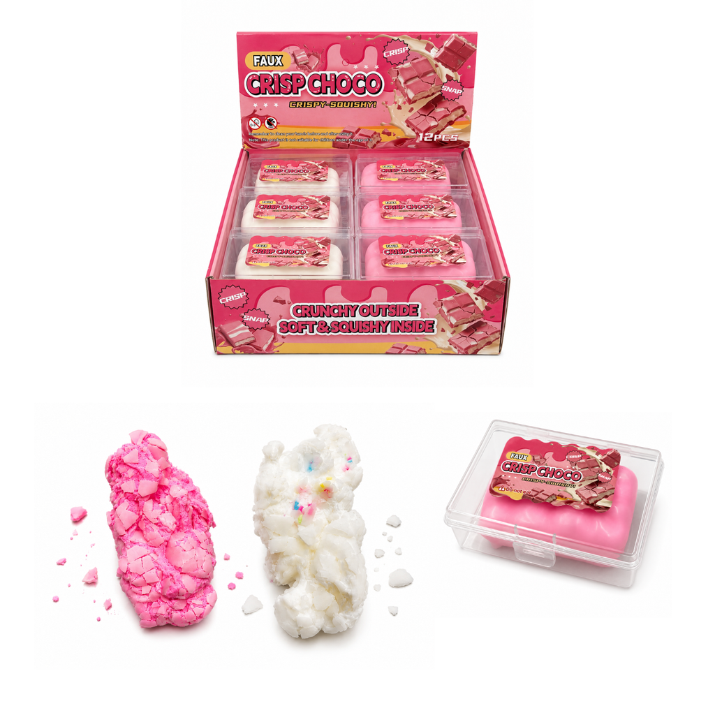 Faux Crisp Choco Squishy – Pink & White Assorted MSCC2